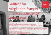 Grillfest + Stamm für Mitglieder, Sympis und Freunde der SP Wädi